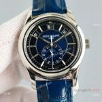 TW Factory Patek Philippe Annual Calendar Chronograph Cal.240 Blue Complications Dial